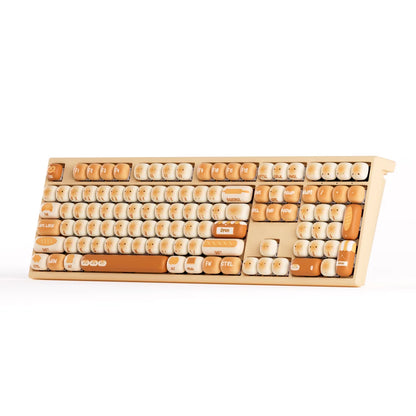 Akko MonsGeek MG108B Bun Wonderland kabellose mechanische Tastatur MOG-Profil RGB 108 Tasten Full Size Hot Swap USB / 2.4G / BT 5.0