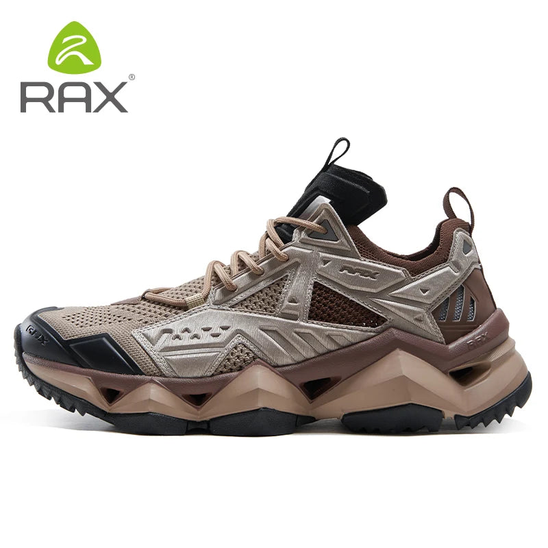 RAX Winter Men's and Women's Hiking Shoes Snow Boots Waterproof Leather Sports Shoes Super Warm Men's Outdoor Work Boots