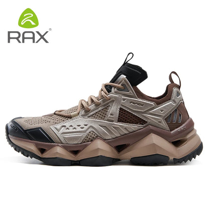RAX Winter Men's and Women's Hiking Shoes Snow Boots Waterproof Leather Sports Shoes Super Warm Men's Outdoor Work Boots