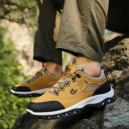Scarpe da trekking da uomo in EVA, impermeabili, antiscivolo, in pelle, per sport outdoor, campeggio, running e jogging, novità 2025