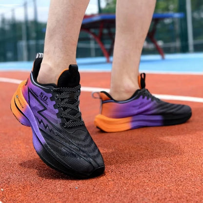 Brand Men's Carbon Plate Running Shoes, Soft Cushion, Shock Absorbing Sports Shoes, Unisex Sneakers, Light Anti-Slip Training Shoes