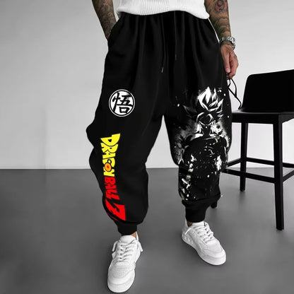 Pantaloni da uomo Dragon Ball Sportswear Broly primavera, autunno e inverno, anime giapponese, jogger Y2K Harajuku in cotone
