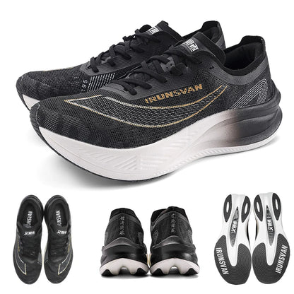 Sapatilhas Profissionais de Maratona IRUNSVAN para Homem, com Placa de Carbono em Nylon, para Corrida em Estrada, Leves, Ténis Desportivos para Mulher