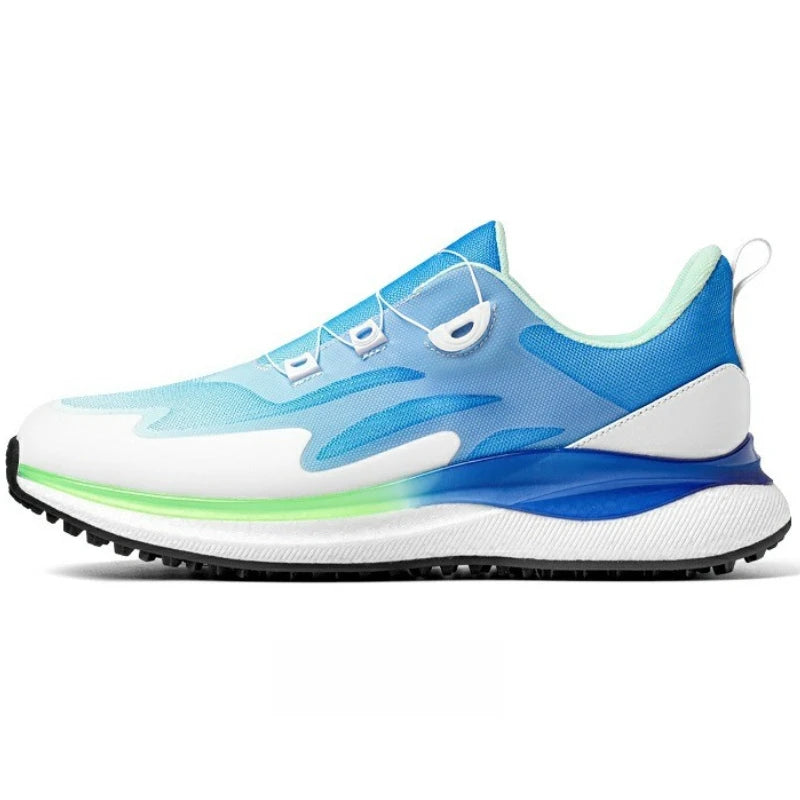 PGM Men's Golf Shoes with Ultra Soft Sole, Knob Shoelaces, Breathable, Anti-Slip Outdoor Sports Sneakers XZ412