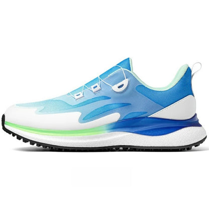 PGM Men's Golf Shoes with Ultra Soft Sole, Knob Shoelaces, Breathable, Anti-Slip Outdoor Sports Sneakers XZ412