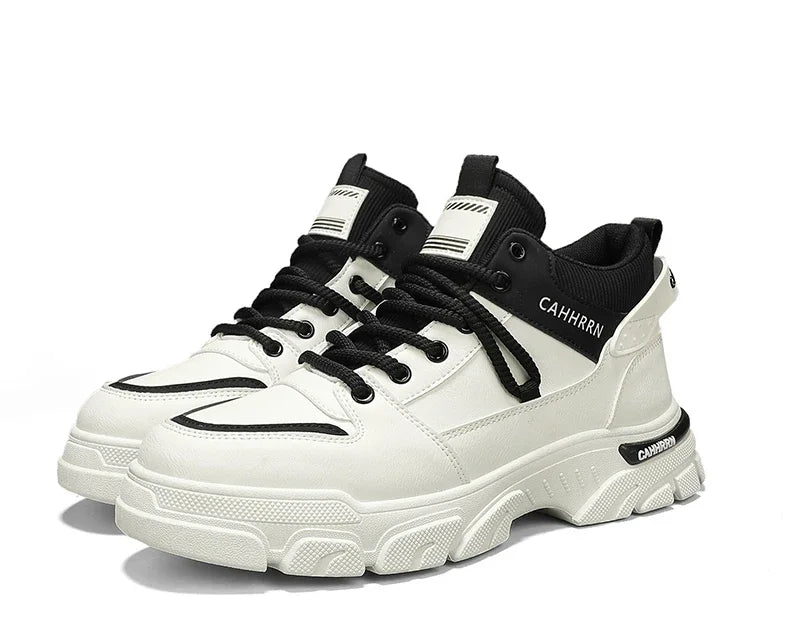 Bottes montantes Unky jaunes et noires 2026 pour hommes – Imperméables et résistantes à l'usure, idéales pour les adolescents du Golfe