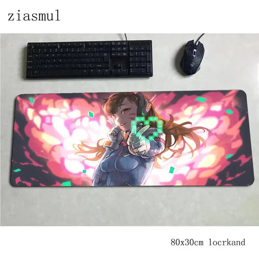 Herní podložka pod myš Overwatch Aestheticism 800x300x3mm, podložka pod myš k notebooku, herní mousepad s kresleným motivem, podložka na PC stůl