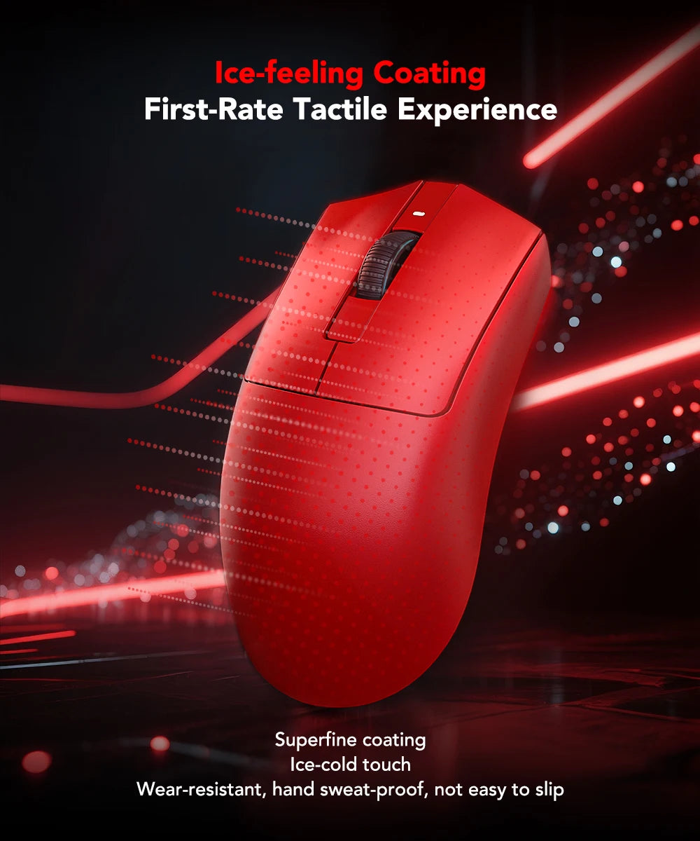KYSONA Jupiter Series Gaming Mouse Wired Wireless Mice 8Khz PAW3950 Sensor Bluetooth 46g Rechargeable Web Driver For PC Laptop