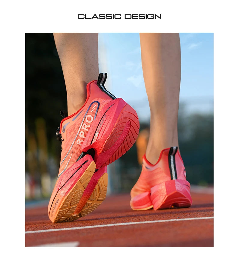 Marathon Carbon Plate Sports Running Shoes for Men, New Breathable Lightweight Mesh Sport Shoes for Women, Comfortable Nonslip Sneakers