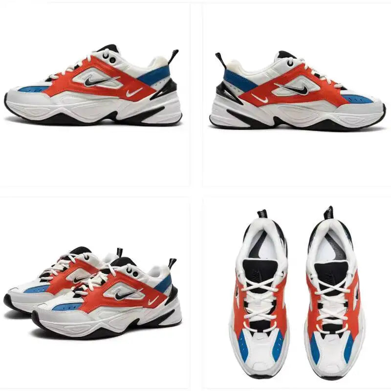 Scarpe da uomo Nike M2K Tekno Retro Chunky Dad in pelle stratificata e materiale sintetico, sneakers casual alla moda per il tempo libero AV4789-100