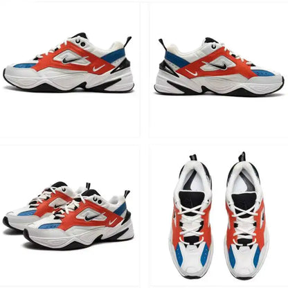 Scarpe da uomo Nike M2K Tekno Retro Chunky Dad in pelle stratificata e materiale sintetico, sneakers casual alla moda per il tempo libero AV4789-100