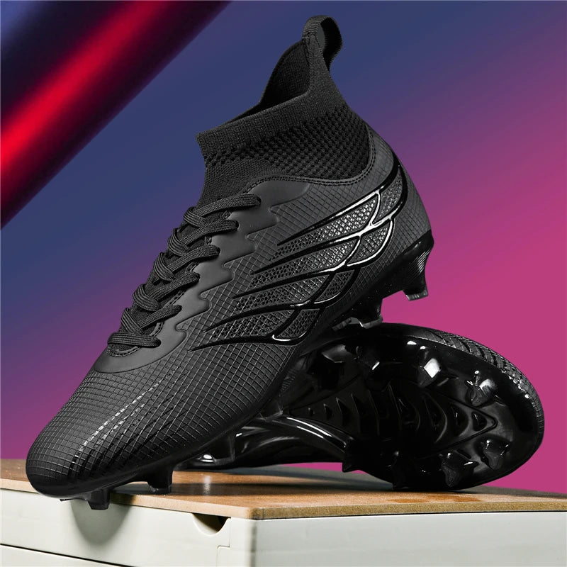 2026 New Superfly FG Football Boots Outdoor Soccer Cleats Black Shoes Soft Sport Professional Breathable Comfortable Boots