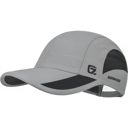 GADIEMKENSD Summer For Men Sports Running Sweat Baseball Cap Male Golf Quick Dry Women Solid Snapback Mesh Hat Visor Hat