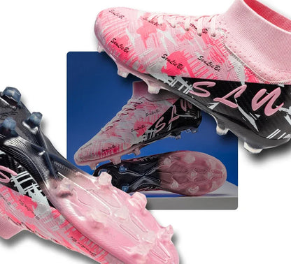 Chaussures de football montantes pour hommes, crampons professionnels pour terrain de football, baskets athlétiques pour adolescents, entraînement de football 2026
