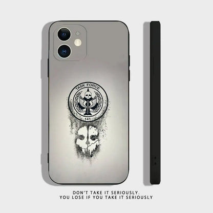 COD Call Of Duty G-Ghost Phone Case For iPhone 17 16,15,14,13,12,11,Pro,XS,Max,XR,Plus,Mini Soft Silicone Black Shockproof