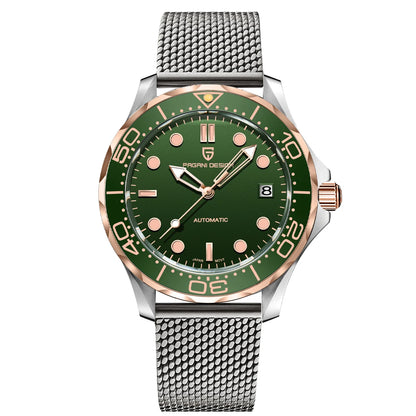 PAGANI DESIGN 2026 Nuevo V2 Waves 200M Reloj de buceo para hombre, reloj automático de lujo y moda para hombre, cristal de zafiro AR, reloj de pulsera para hombre