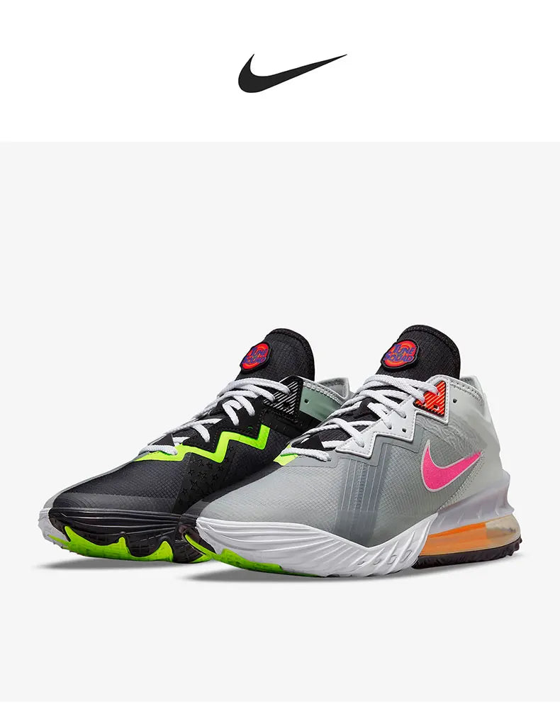 Nike Genuine LEBRON XVIII James 18th Generation Men's and Women's Air-Cushioned Basketball Shoes CV7564-005