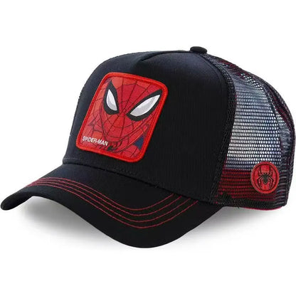 Popular Marvel Spider-Man, Iron Man, Hulk baseball cap, sports mesh cap, summer hip-hop casual hat