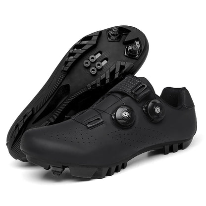 Neue Fahrradschuhe für Herren, selbstverriegelnde Rennrad-Sportschuhe, lockless Trainingsschuhe, SPD-Cleats-Fahrradschuhe für Damen