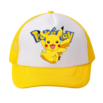 Pokemons Baseball Cap Pikachu Charizard Gengar cartoon Peaked Hat Kid Adult Summer Outdoor Sport Hat Boy Casual Fashion Cap Gift