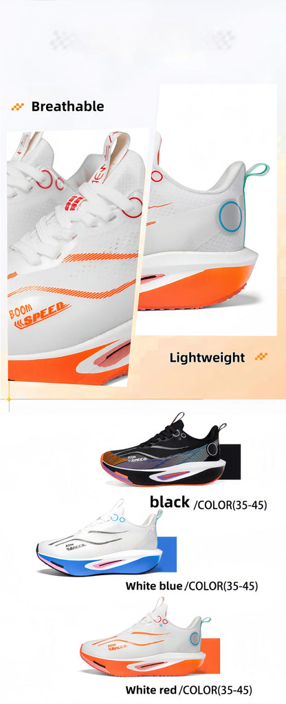 2025 Men's And Women's Carbon Board Running Shoes Professional Marathon, Lightweight Rebound Cushioning Breathable Sports Shoes