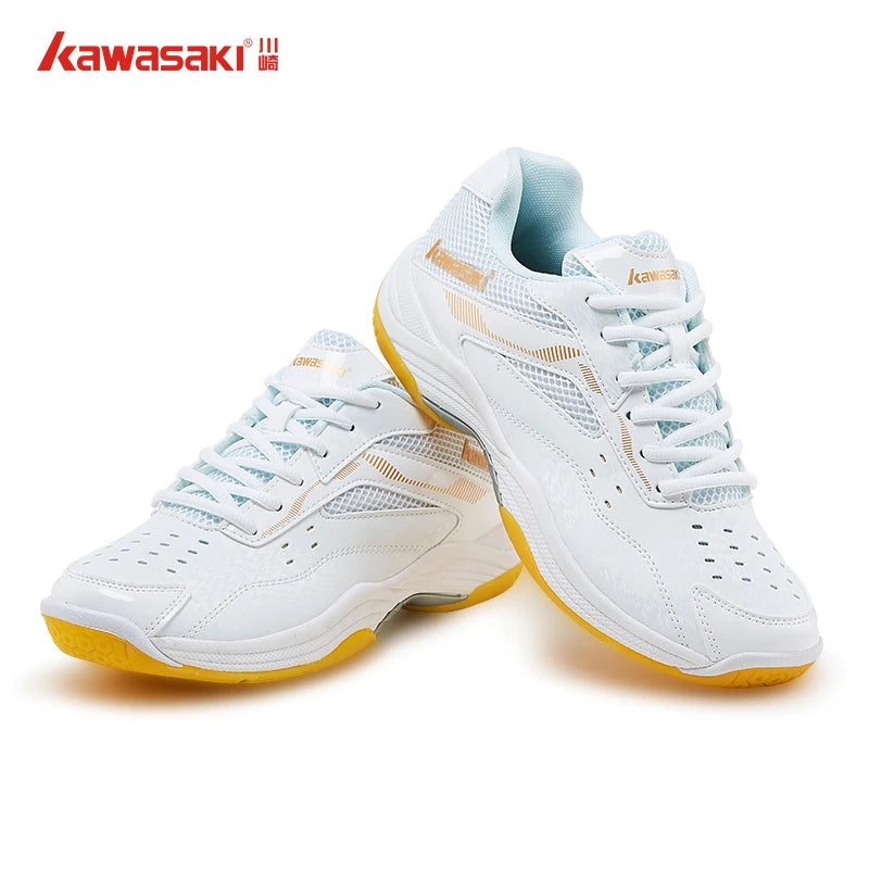 Zapatillas de bádminton Kawasaki para hombre, calzado deportivo profesional para mujer, transpirables para pista cubierta K-086