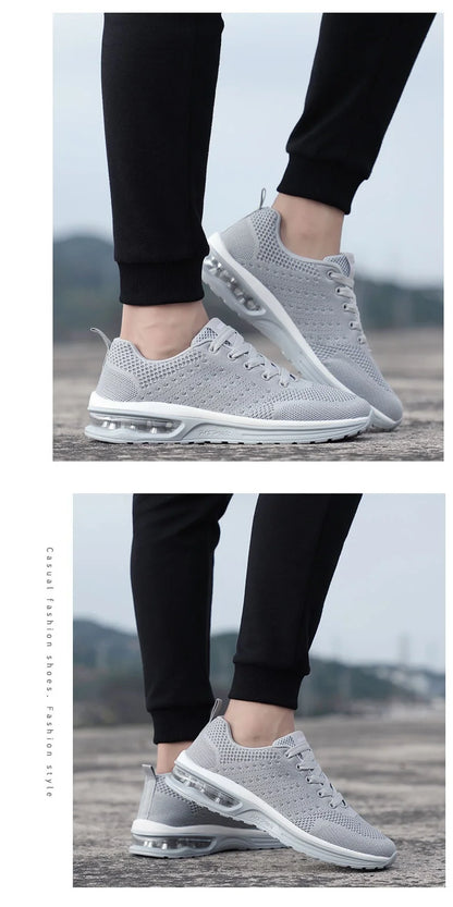 Red Cheap Running Shoes for Men Women Breathable Weave Air Cushion Sneakers Big Size 35-46 Men Lightweight Sports Shoes Trainers