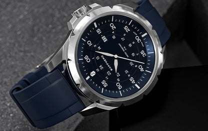 SAPPHERO Herrenuhr – Luxuriöse Quarzuhr, wasserdicht bis 50 m, ausgestattet mit einem importierten Uhrwerk und einem Edelstahlgehäuse – Eine ideale Geschenkidee für Herren.