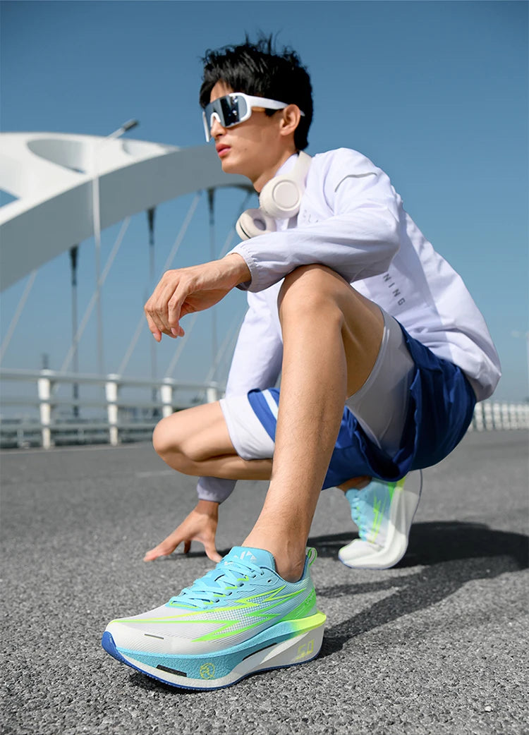 Scarpe da running 5.0 MIX con piastra in carbonio per uomo e donna, sneakers da gara per maratona, stabili, reattive, ammortizzanti e da allenamento