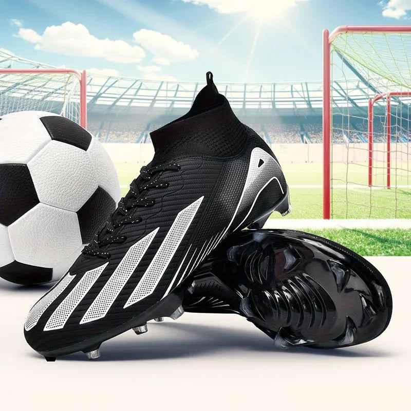 New Men's Football Boots Cleats Boys Ultralight Sport Soccer Shoes Adult Professional Non-Slip Comfortable Training Match Grass