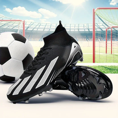New Men's Football Boots Cleats Boys Ultralight Sport Soccer Shoes Adult Professional Non-Slip Comfortable Training Match Grass