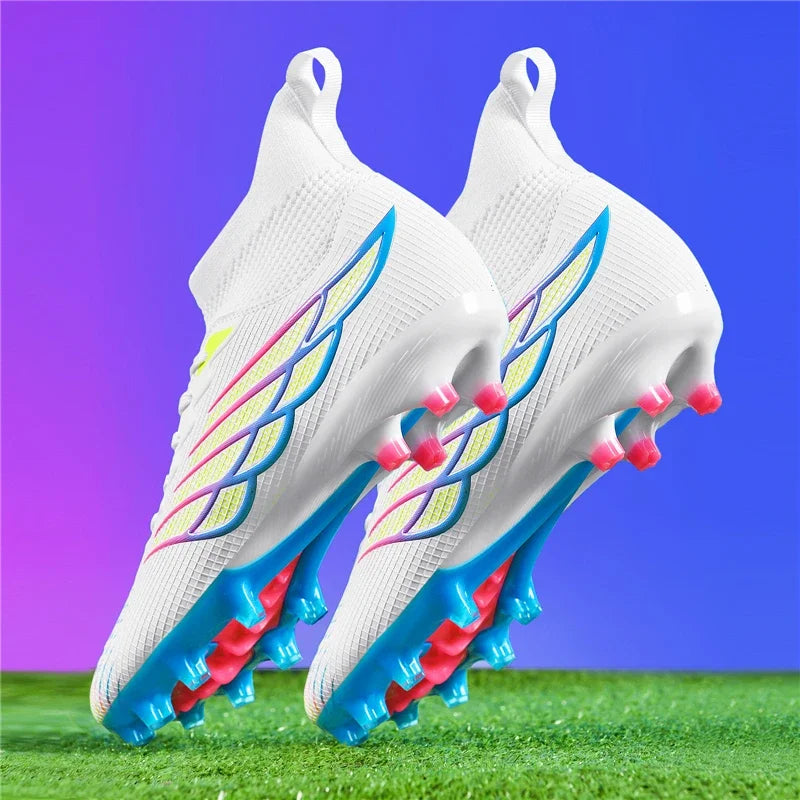 2026 New Superfly FG Football Boots Outdoor Soccer Cleats Black Shoes Soft Sport Professional Breathable Comfortable Boots