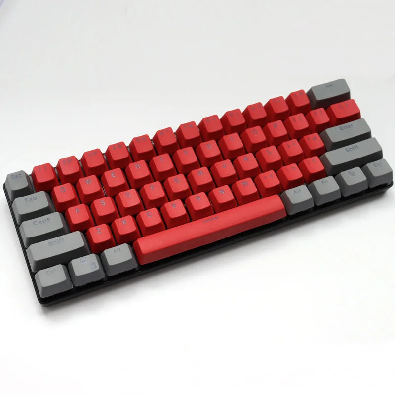 106 Keys Grey Red Keycaps PBT Specials Keycap Backlit Two-Color Key Caps For MX Switch 61/87/104 Mechanical Keyboard
