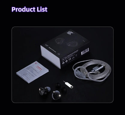 KZ Phantom HiFi Gaming Earphones – Professional Wired In-Ear Gaming Headphones with Custom Tuning Switch, DSP Sound Card, High-Fidelity Audio & Competitive Gaming Sound