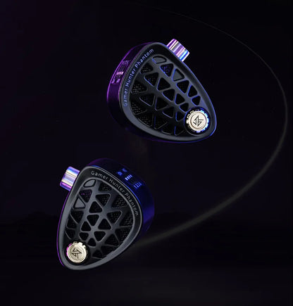 KZ Phantom HiFi Gaming Earphones – Professional Wired In-Ear Gaming Headphones with Custom Tuning Switch, DSP Sound Card, High-Fidelity Audio & Competitive Gaming Sound